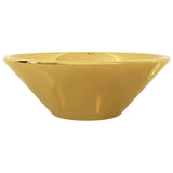 Wash Basin 42x14 cm Ceramic Gold 143494
