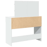 Dressing Table with LED White 100x40x120 cm 848206