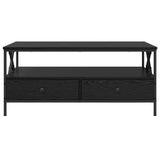 Coffee Table Black oak 100 x 51 x 45 cm Engineered wood 874096