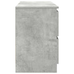 ZNTS TV Cabinet Concrete Grey 100x35x54 cm Engineered Wood 861808