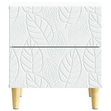 Bedside Table 2 pcs White 43 x 34.5 x 48 cm Engineered Wood 894986