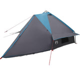 Teepee Tent 8-Person with Roof Blue and Grey 490 x 410 x 210 cm 42004069