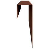 Garden Cover Profile 10 pcs 100 x 6 x 15 cm Weathering Steel 8012961