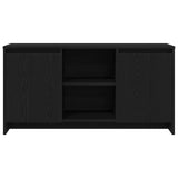 TV Cabinet 102 x 37.5 x 52.5 cm Black Oak Engineered Wood 862707