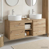 Bathroom Cabinet Set 3 pcs Artisan Oak 49.5 x 44.5 x 65 cm 3405882