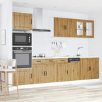 ZNTS 7 Piece Kitchen Cabinet Set Kalmar Artisan Oak Engineered Wood 3314750