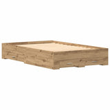 Bed Frame with Drawers Artisan oak 120 x 200 cm Engineered wood 3333970