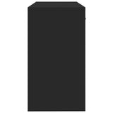 Desk Black Engineered wood, Aluminium Desk Rectangular 342653