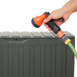 Storage Box Black 118x53x57 cm Polypropylene 153887