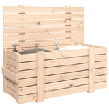 Storage Box 91x40.5x42 cm Solid Wood Pine 824998