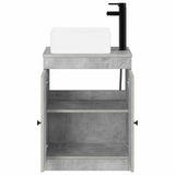 Bathroom Furniture Set Concrete Grey Engineered Wood 3404235
