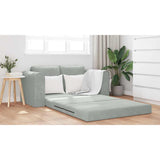 Sofa Bed Light Grey 148 x 71 x 83 cm Velvet 4106684