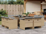 Garden Dining Set Mix Beige, Black, Light Grey 3210600