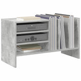 Record Cabinet Concrete Grey 78.5 x 35 x 45 cm Engineered Wood 891075