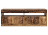 LED TV Cabinet Old Wood Engineered Wood 897443