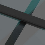 Sliding Door with Hardware Set Black 76x205 cm Tempered Glass 3375886