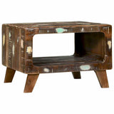 Coffee Table Multicolour 50 x 50 x 35 cm Solid Reclaim Wood 4104531