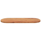Table Top 120x50x2.5 cm Oval Solid Wood Acacia 370088