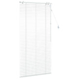 Venetian Blind White 75 x 160 cm 35 mm Solid Paulownia Wood 42015411