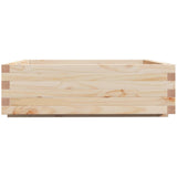 Garden Planter 80x80x26.5 cm Solid Wood Pine 847308
