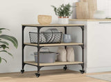 Kitchen Trolley Sonoma Oak 60 x 41 x 76 cm Engineered Wood 883005