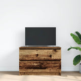TV Cabinet Old Wood 80x35x54 cm Engineered Wood 861794