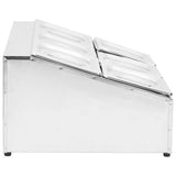 Gastronorm Container Holder with 6 GN 1/6 Pan Stainless Steel 51224