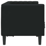 Sofa Black 174 x 74.5 x 70.5 cm PVC 42013014