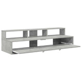 Studio Desk Concrete Grey 130 x 42.5 x 36 cm Engineered Wood 8006727