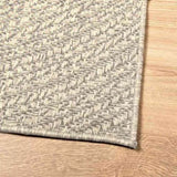 Rug ZIZUR Cream 140x200 cm Jute Look Indoor and Outdoor 4010378