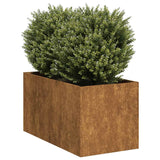 Planter Rusty 40x80x40 cm Weathering Steel 860737