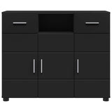 Wooden Cabinet Black 88.5 x 30.5 x 73 cm Engineered Wood 880282