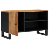 TV Cabinet 80x33x46 cm Solid Wood Acacia&Engineered Wood 351963