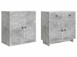 Cabinet Set 2 pcs 66 x 34.5 x 90 cm Engineered Wood 3416406