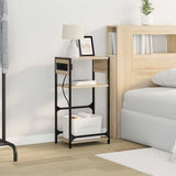 Bedside Cabinet Sonoma Oak 40 x 27 x 76 cm Engineered Wood 859571