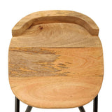 Bar Chairs 2 pcs Solid Mango Wood 245265