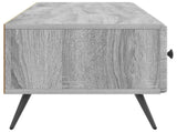 TV Cabinet Grey Sonoma 147 x 34.5 x 30 cm Engineered Wood 895631