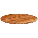 Table Top 80x2.5 cm Round Solid Wood Acacia 370054