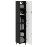 Cabinet Set 2 pcs Black 33 x 34.5 x 89.5 cm Engineered Wood 3416629