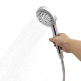 Outdoor Solar shower Black 217 cm PVC and Aluminium 42003409
