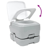 Portable Camping Toilet Grey 41.5 x 36.5 x 30 cm 42001425