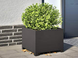 Garden Planter Black 40x40x40 cm Steel 851199