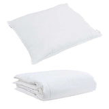 Summer Duvet with Pillow 2 pcs White Down Feather 3376235