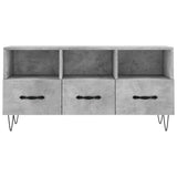 TV Cabinet Concrete Grey 102x36x50 cm Engineered Wood 829032
