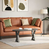 Coffee Table Legs 2 pcs Anthracite 28x cm Steel 4012698