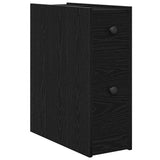 Bathroom Furniture Set Wall-mounted Black Oak 80 x 18 x 60 cm 871643