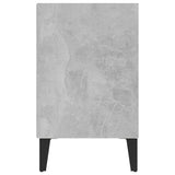 TV Cabinet with Metal Legs Concrete Grey 103.5x30x50 cm 805954