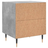 Bedside Cabinet Concrete Grey 40x35x47.5 cm Engineered Wood 827268