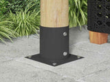 Round Ground Anchor 12 pcs Anthracite 15 x 15 x 15 cm Metal 42030129