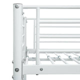 Bunk Bed without Mattress White Metal 90x200cm 287909